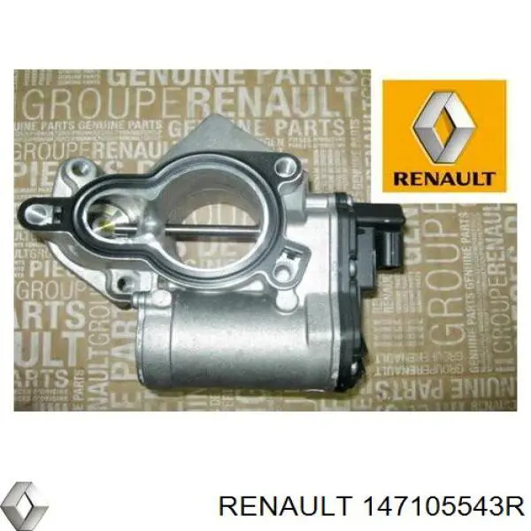 Купить 147105543R Renault (RVI) Клапан EGR системы рециркуляции отработавших газов