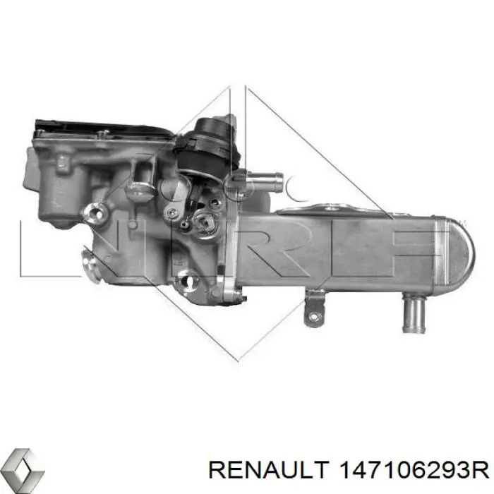 147106293R Renault (RVI) válvula egr de recirculação dos gases