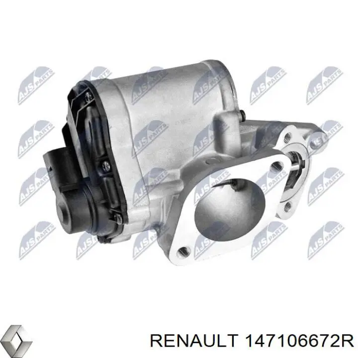 Клапан EGR, рециркуляции газов Renault (RVI) 147106672R