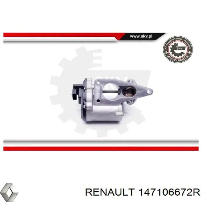 Приборы управления системы рециркуляции Renault (RVI) 147106672R цена, от 97.10 USD
