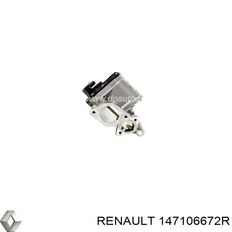 Купить 147106672R Renault (RVI) Клапан EGR системы рециркуляции отработавших газов