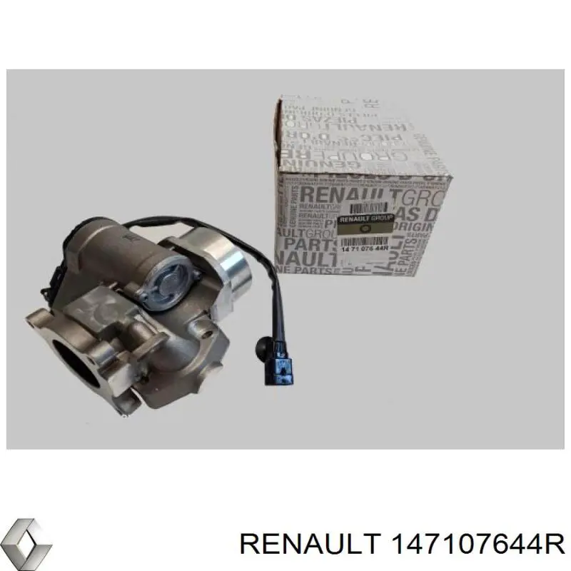 147107644R Renault (RVI) válvula egr de recirculação dos gases