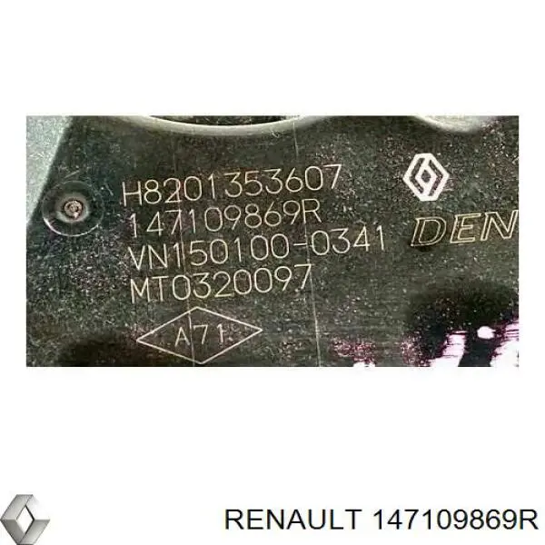 147109869R Renault (RVI) Клапан рециркуляции отработавших газов EGR