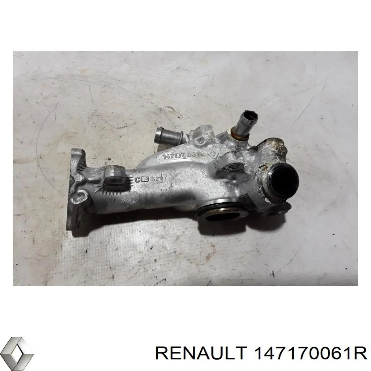 147170061R Renault (RVI) trocador de energia térmica do sistema egr