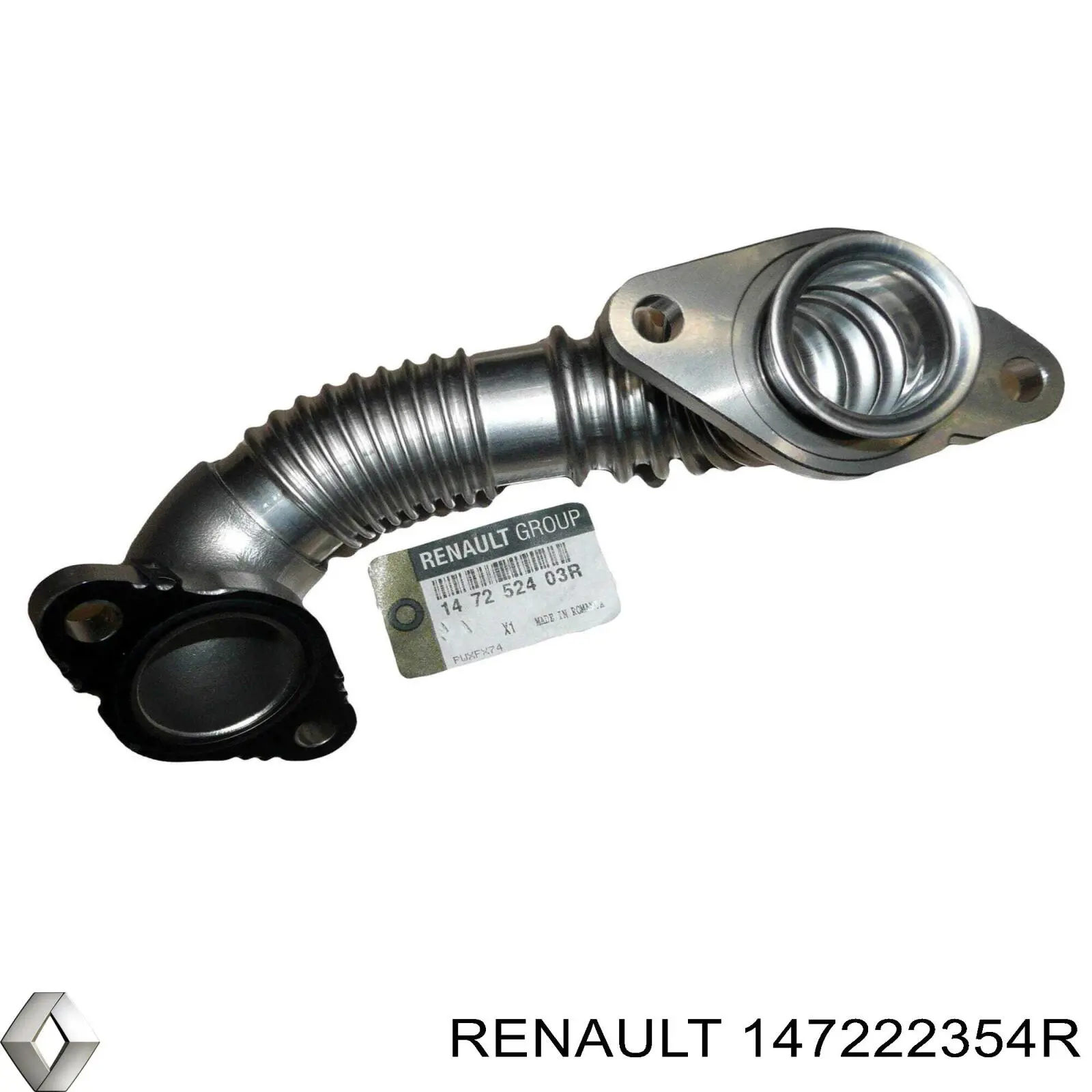 Прокладка холодильника EGR системи рециркуляції газів 147222354R Renault (RVI)
