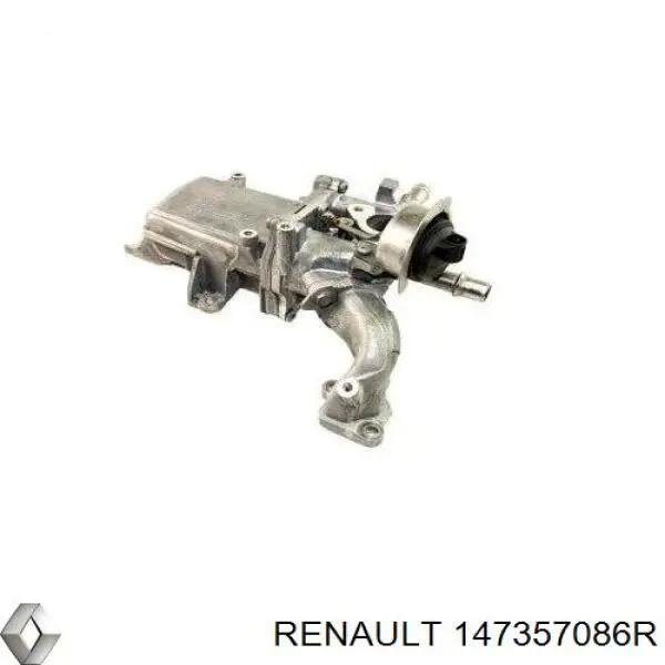 Радиатор системы EGR рециркуляции выхлопных газов Renault (RVI) 147357086R