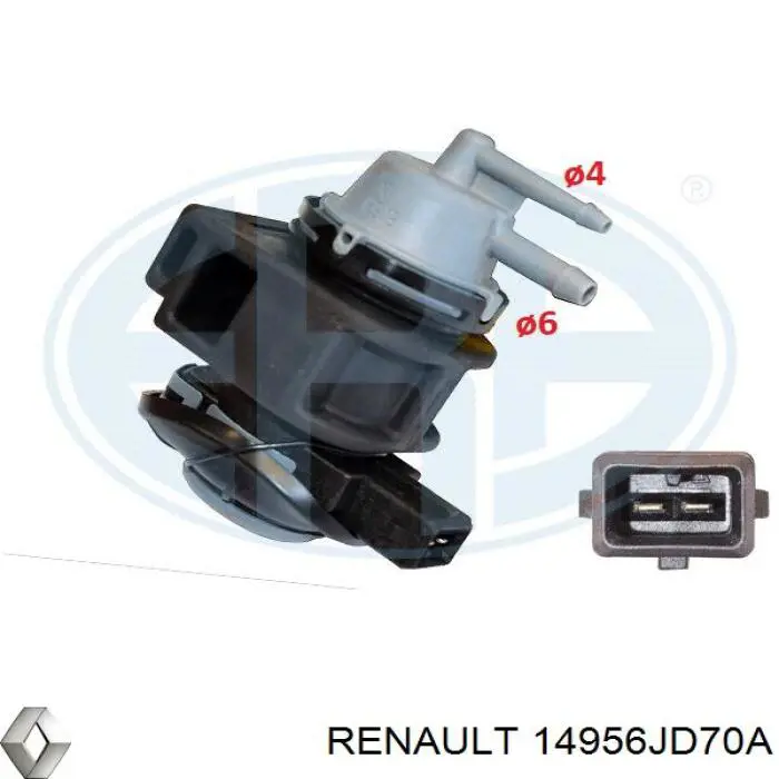Преобразователь давления (соленоид) наддува Renault (RVI) 14956JD70A цена, от 33.82 USD