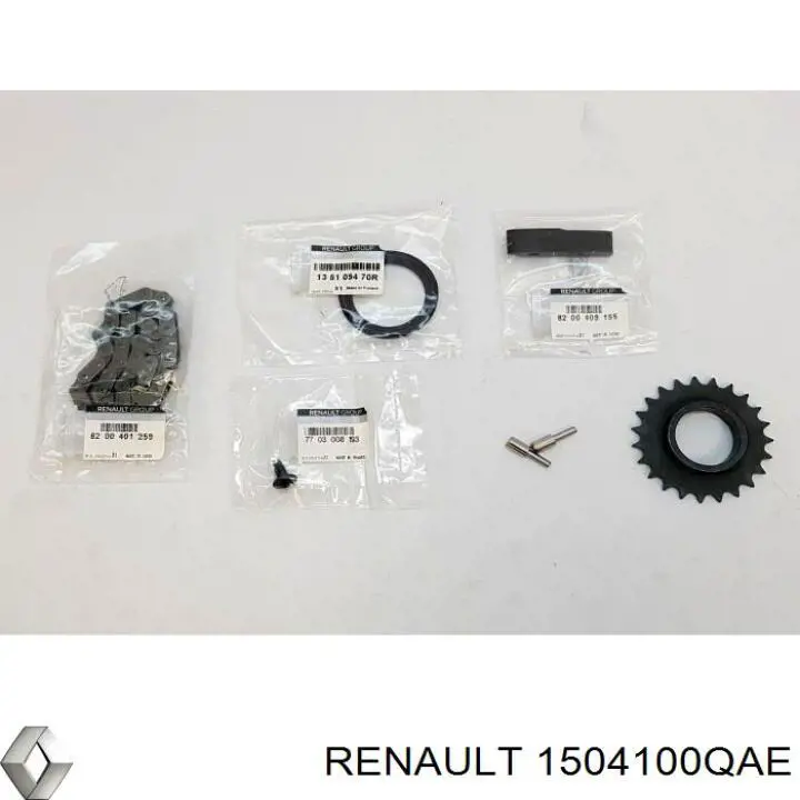 1504100QAE Renault (RVI) цепь масляного насоса, комплект