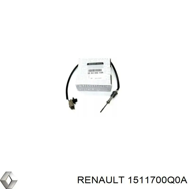 Датчик температуры отработавших газов (ОГ), перед турбиной 1511700Q0A Renault (RVI)
