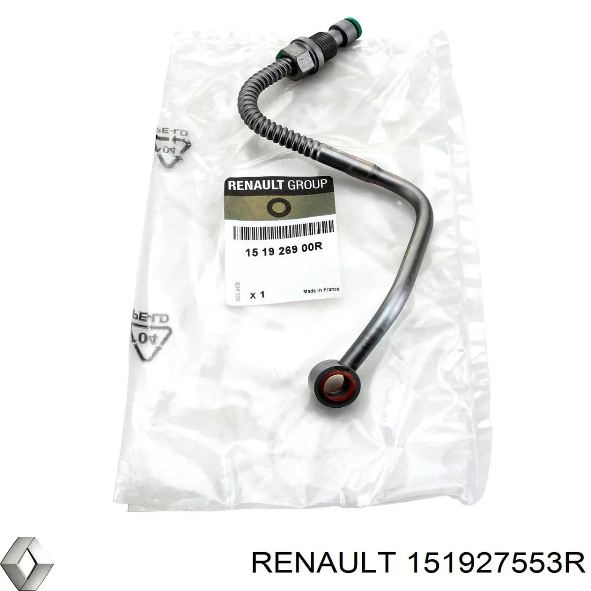 Купить 1519200Q2F Renault (RVI) Трубка (шланг) подачи масла к турбине