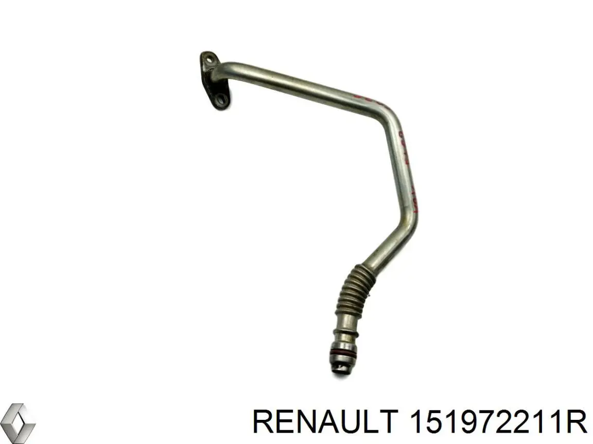 Трубка (шланг) отвода масла от турбины Renault (RVI) 151972211R цена, от 18.94 USD