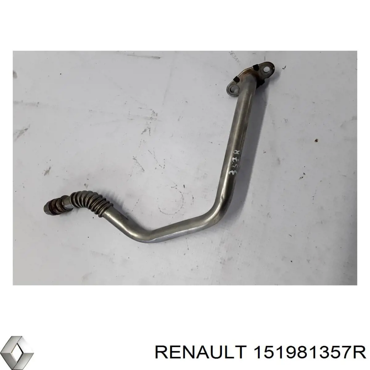 Трубка (шланг) отвода масла от турбины Renault (RVI) 151981357R цена, от 48.25 USD