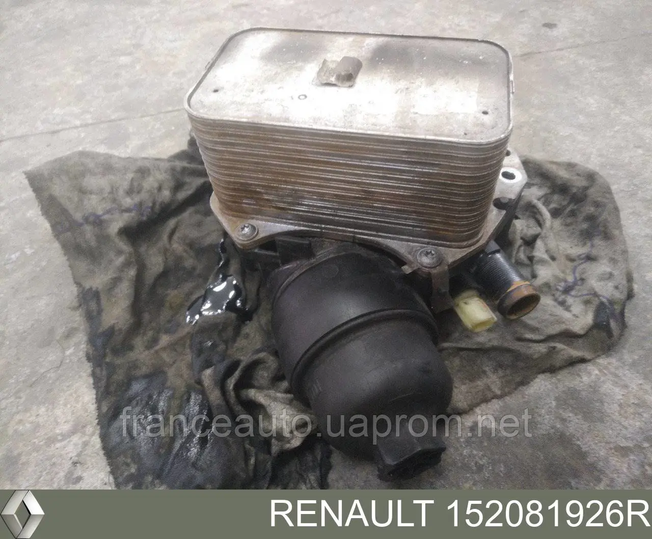 Радиатор масляный (холодильник), под фильтром Renault (RVI) 152081926R