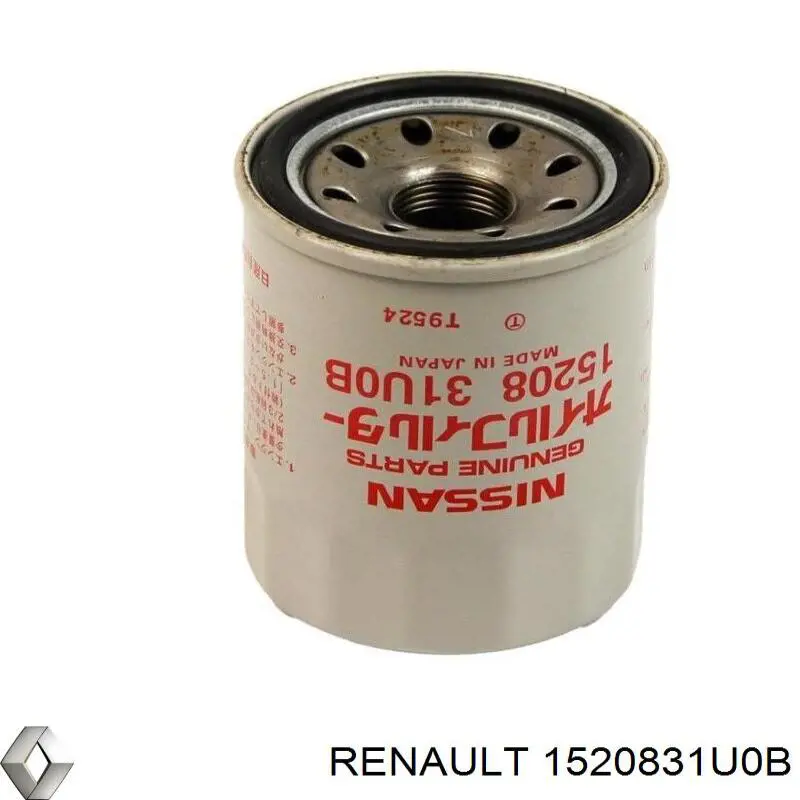 1520831U0B Renault (RVI) масляный фильтр