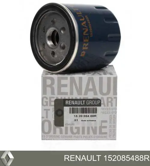 152085488R Renault (RVI) filtro de óleo