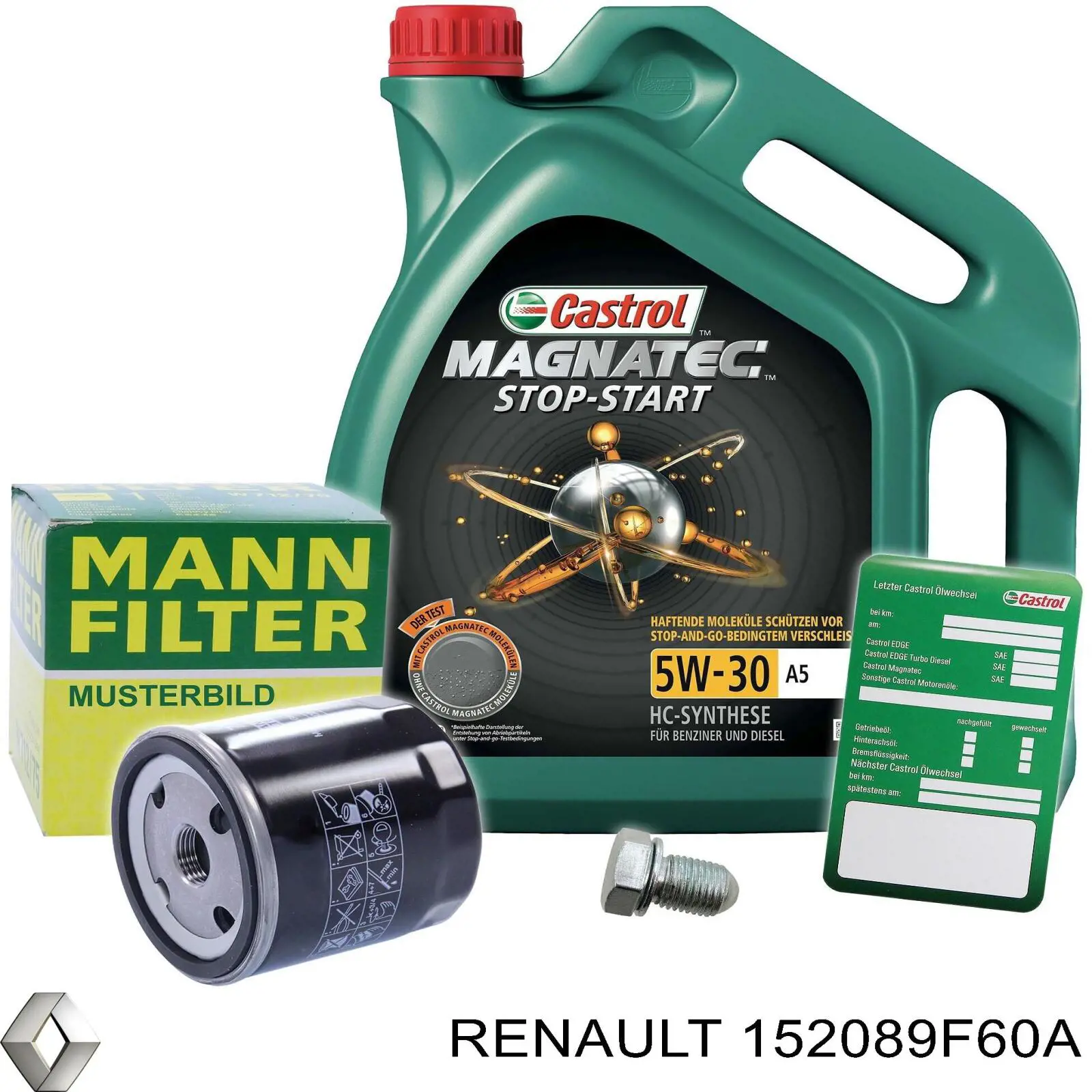 Фильтр очистки масла центробежный Renault (RVI) 152089F60A цена, от 7.20 USD