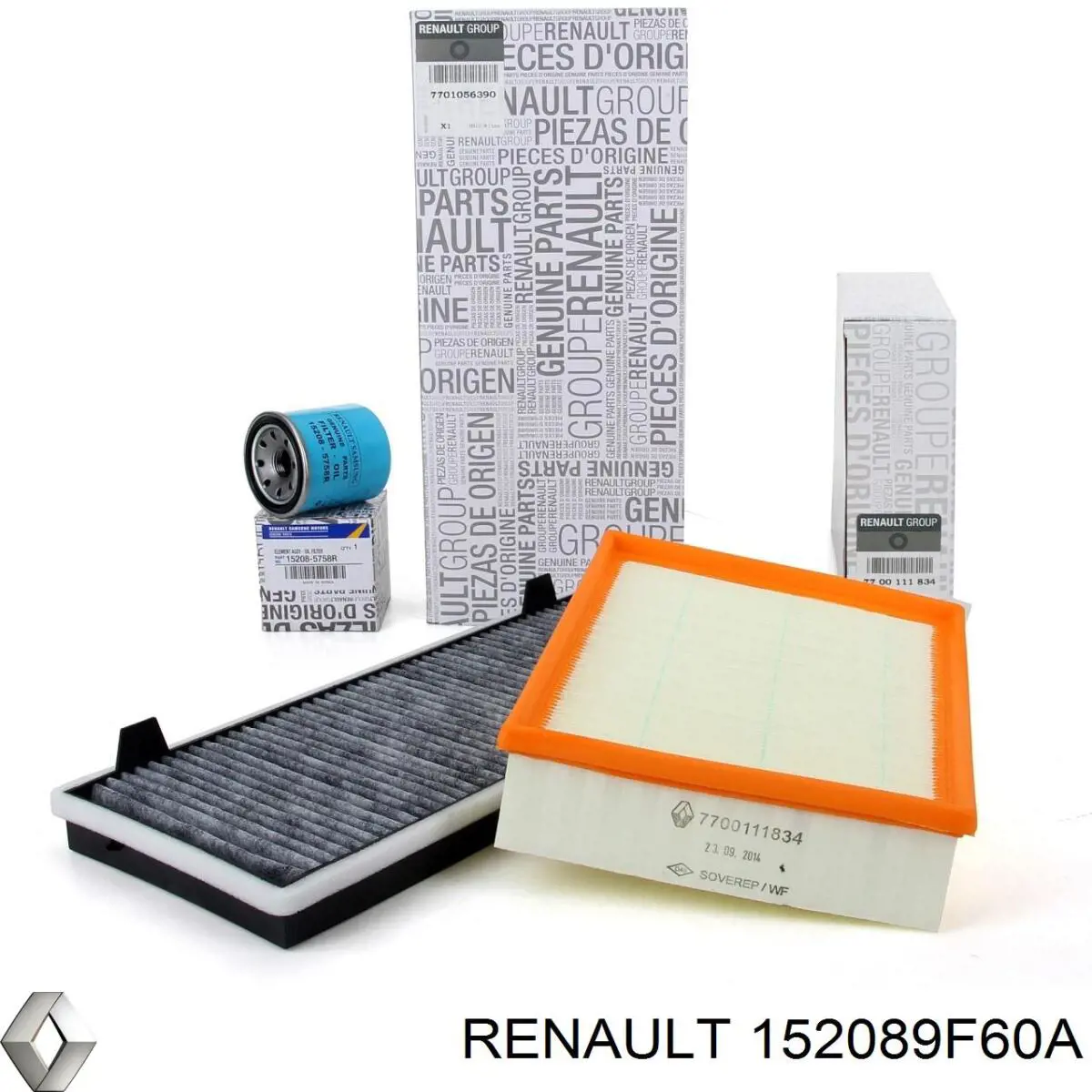 152089F60A Renault (RVI) Масляный фильтр двигателя