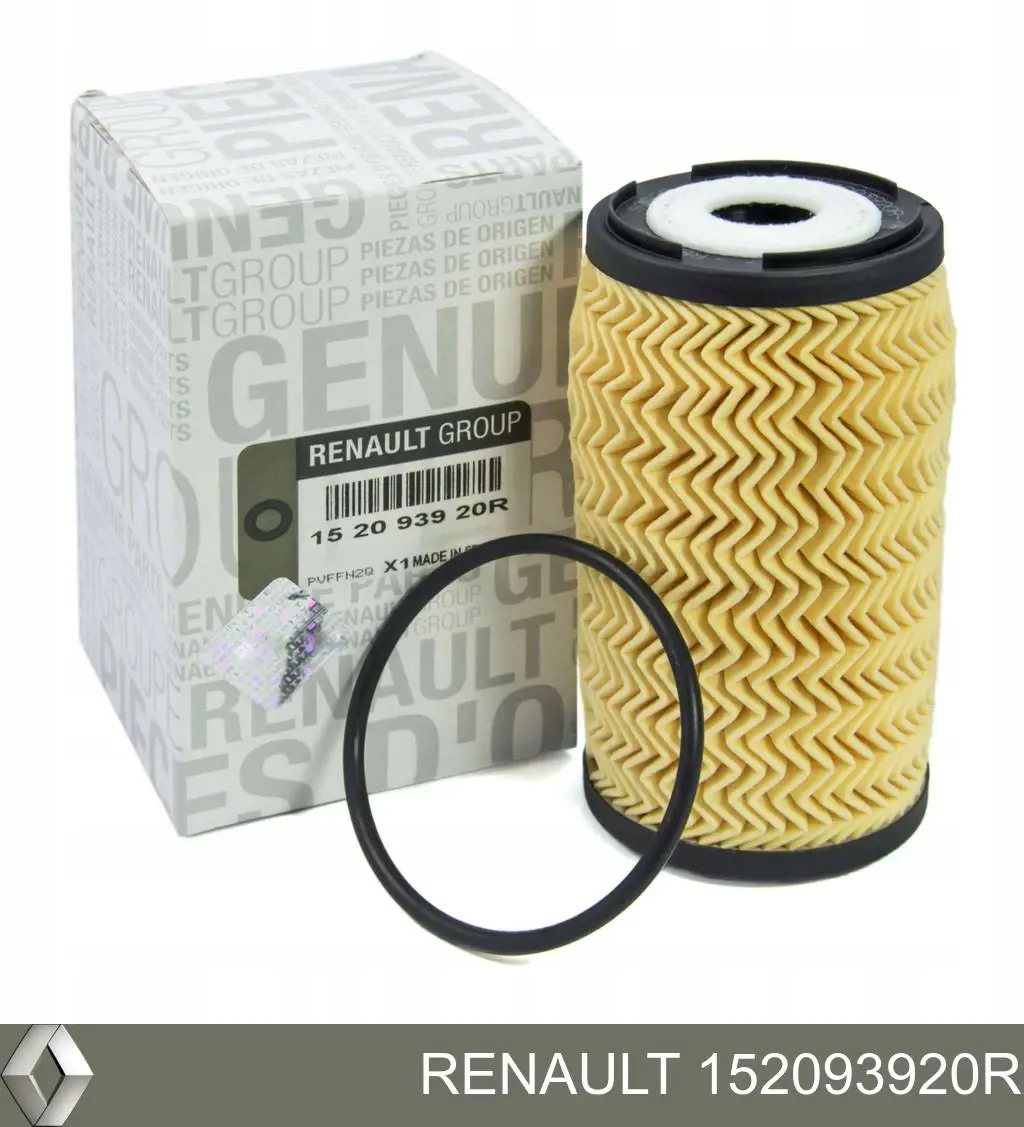 152093920R Renault (RVI) filtro de óleo