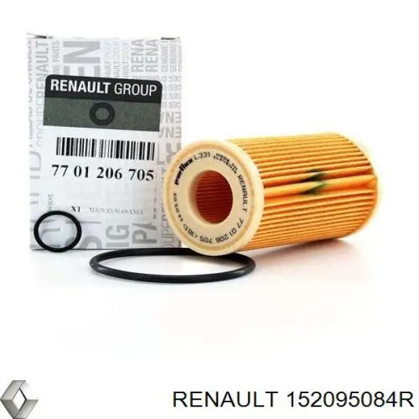 152095084R Renault (RVI) filtro de óleo