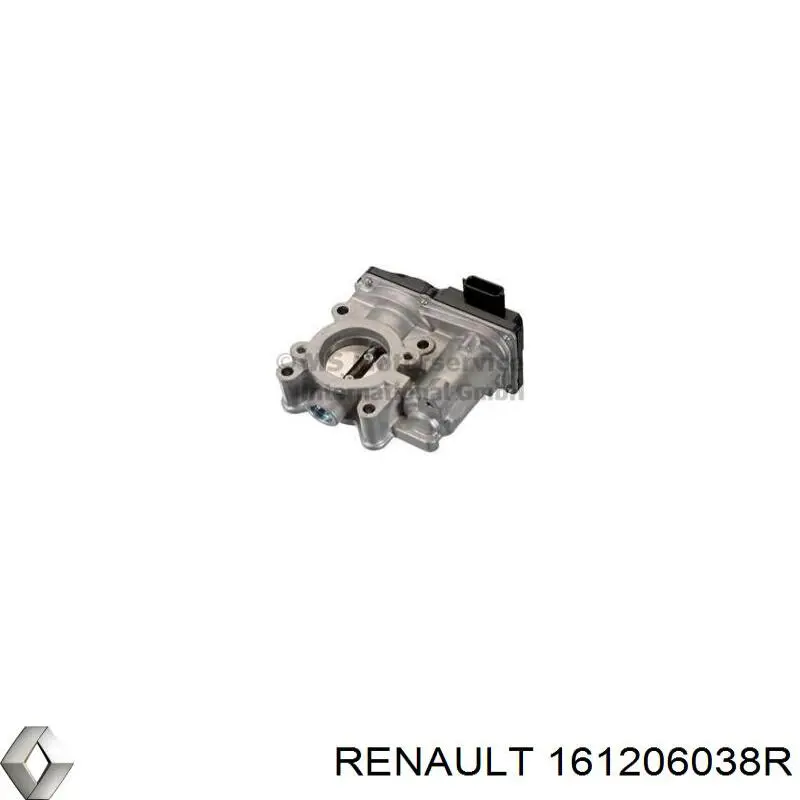 161206038R Renault (RVI) válvula de borboleta montada