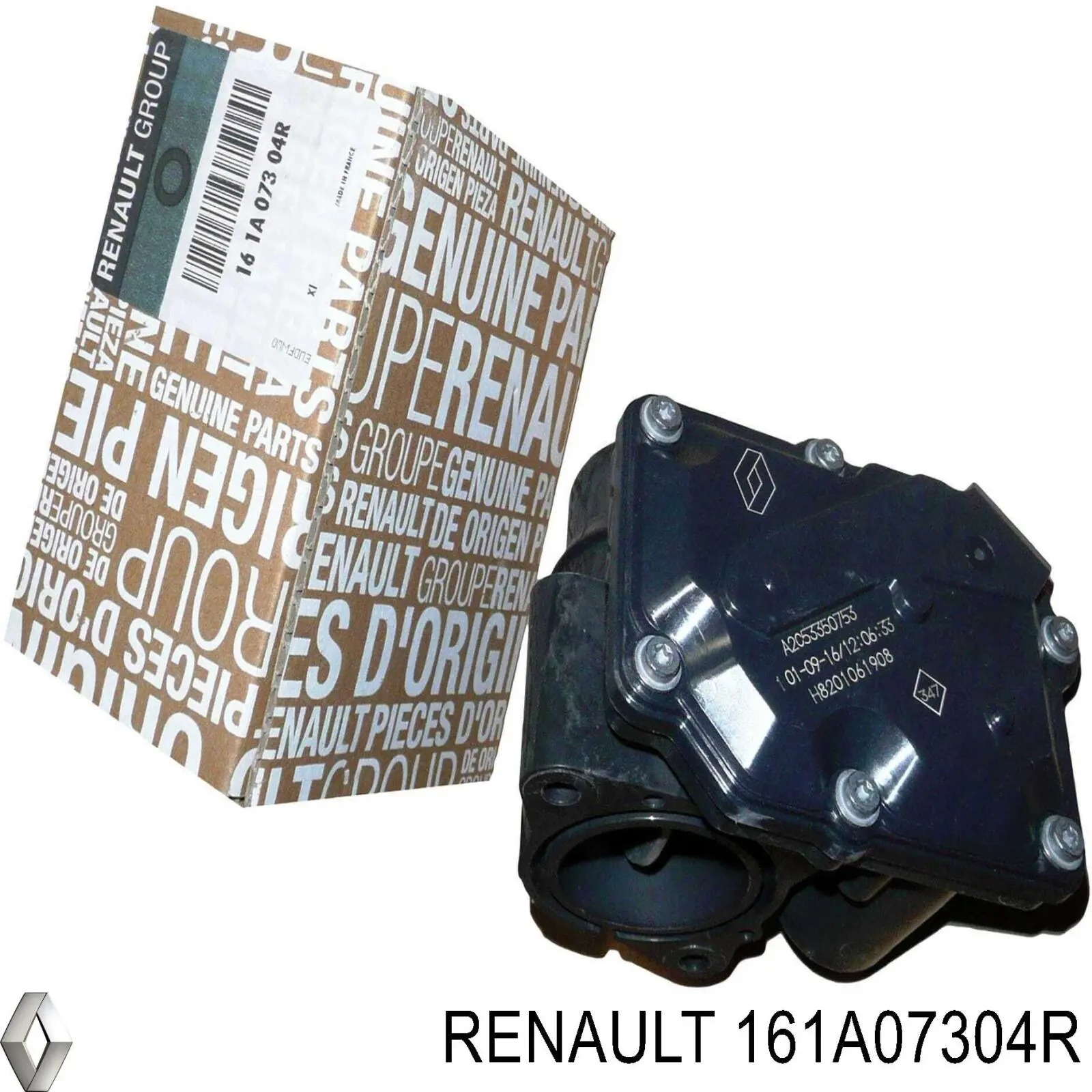 161A07304R Renault (RVI) válvula de borboleta montada
