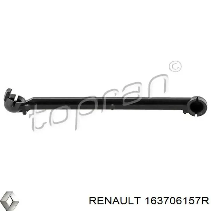 Тяга воздушной заслонки впускного коллектора Renault (RVI) 163706157R