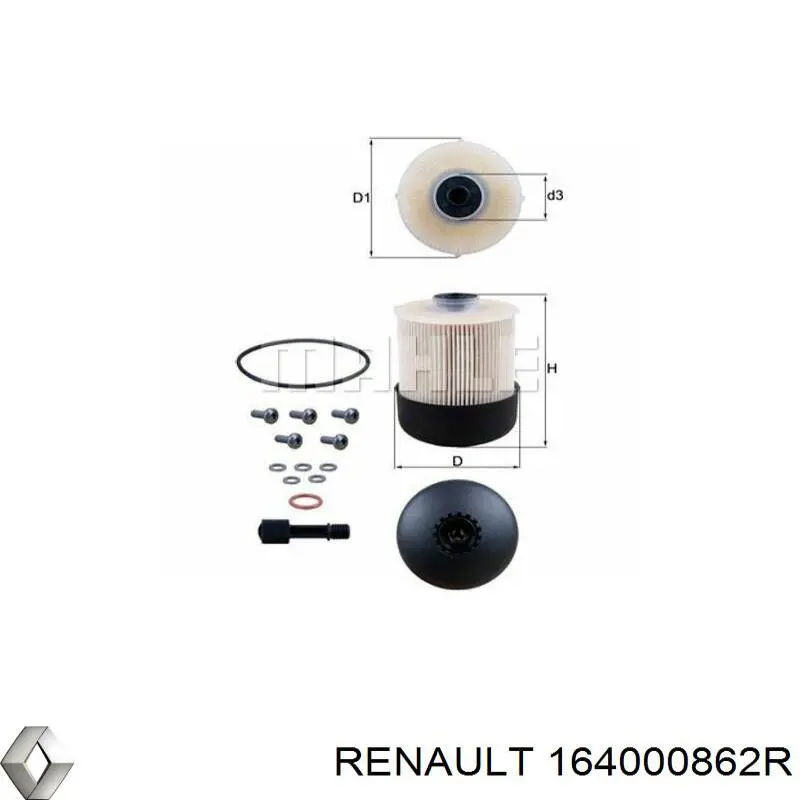 Caixa de filtro de combustível Renault (RVI) 164000862R preço, a partir de 69,08 USD