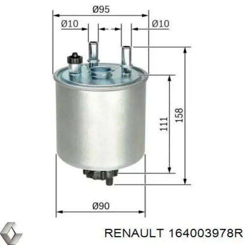 164003978R Renault (RVI) Фильтр топлива