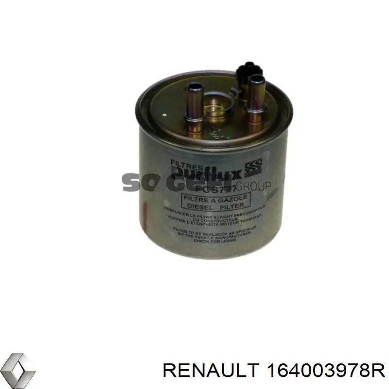 Фильтр топливный Renault (RVI) 164003978R