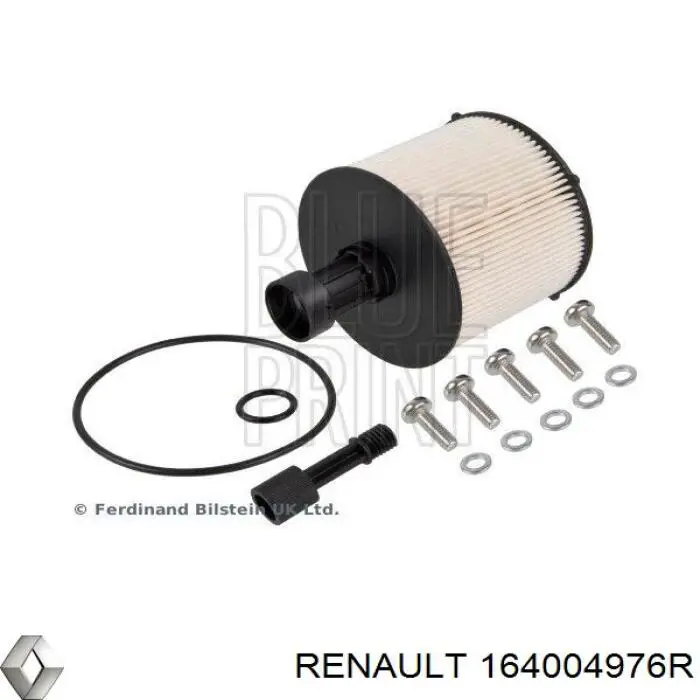 164004976R RENAULT Filtro de combustible original y equivalente