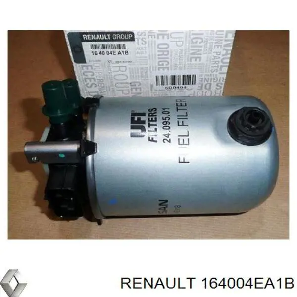 164004EA1B Renault (RVI) filtro de combustível