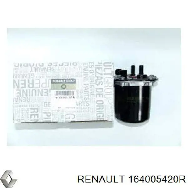 Caixa de filtro de combustível 164005420R Renault (RVI)