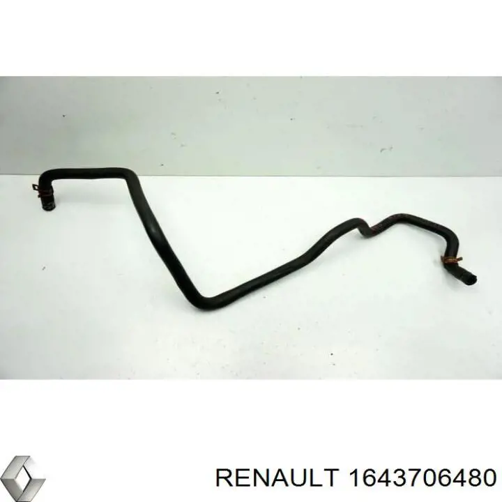 Патрубок радиатора печки 1643706480 Renault (RVI)