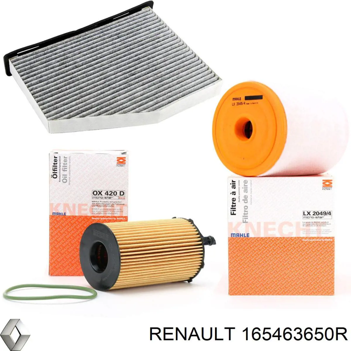 Воздушный фильтр 165463650R Renault (RVI)
