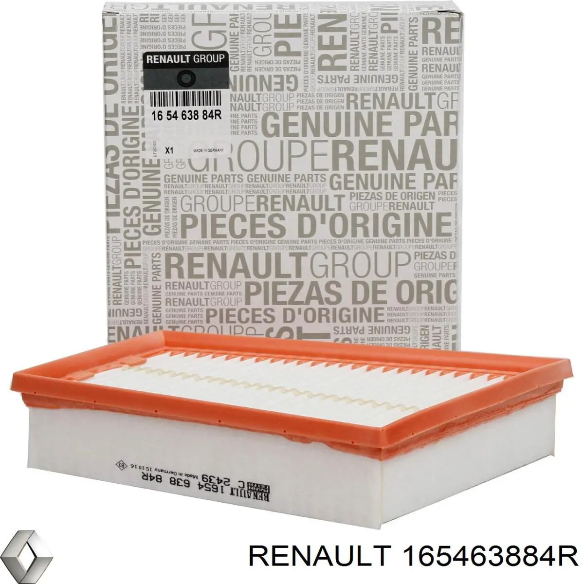 165463884R Renault (RVI) воздушный фильтр