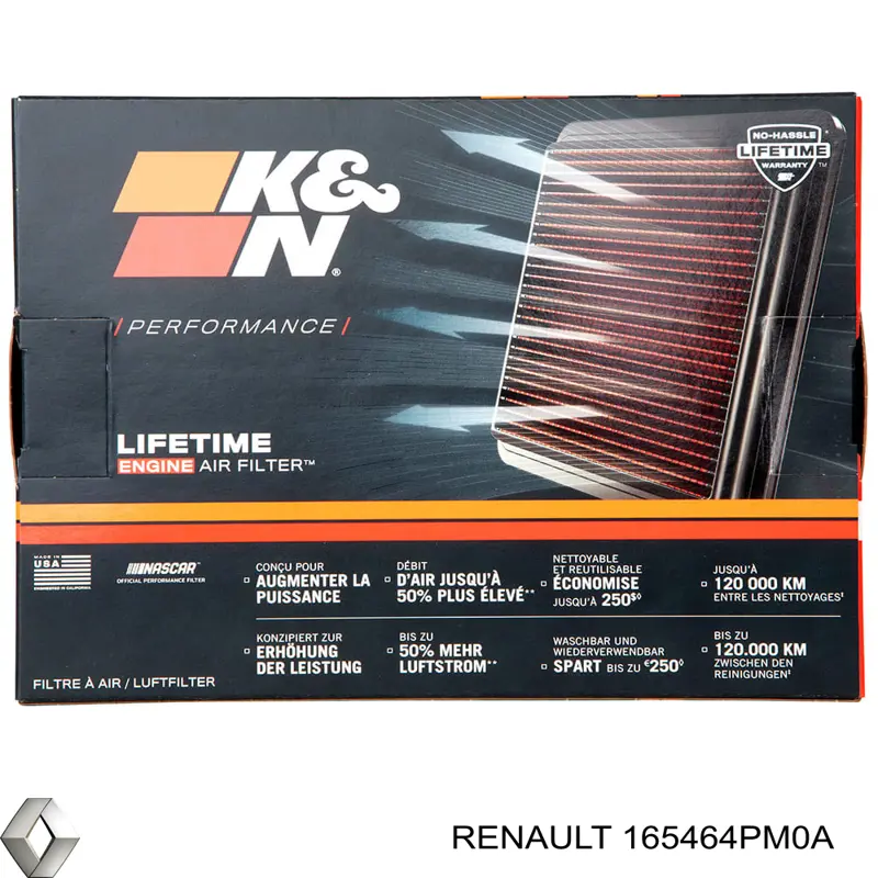 Filtro de ar para Renault CAPTUR 