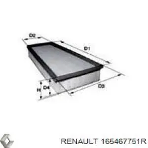 Фильтр воздушный Renault (RVI) 165467751R