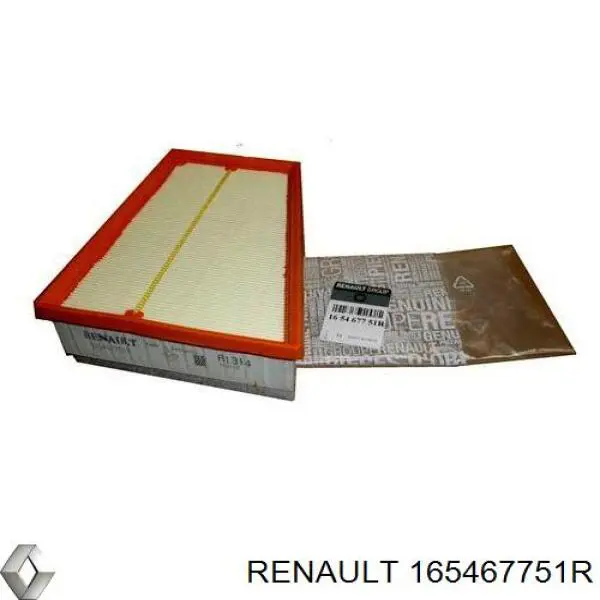 Купить 165467751R Renault (RVI) Автомобильный фильтр воздуха