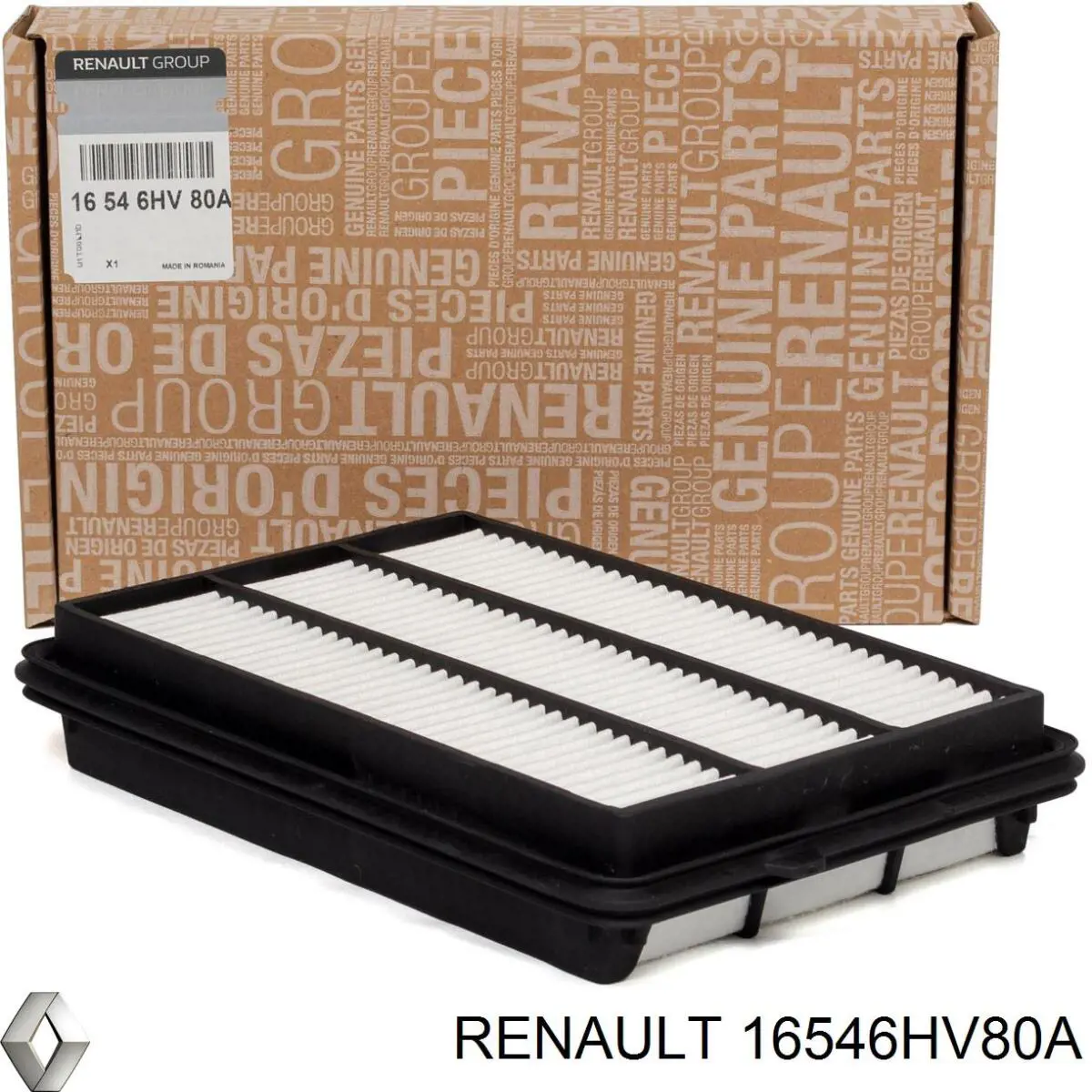 Элемент воздушного фильтра Renault (RVI) 16546HV80A цена, от 19.67 USD