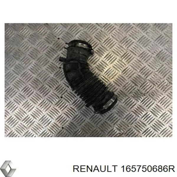 165750686R Renault (RVI) cano derivado de ar, saída de filtro de ar