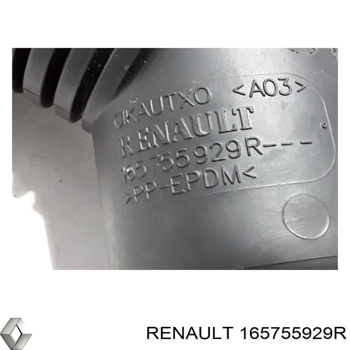 Патрубок воздушный выход воздушного фильтра Renault (RVI) 165755929R