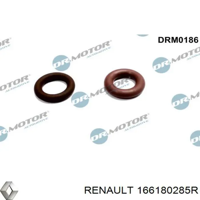 166180285R Renault (RVI) кольцо (шайба форсунки инжектора посадочное)