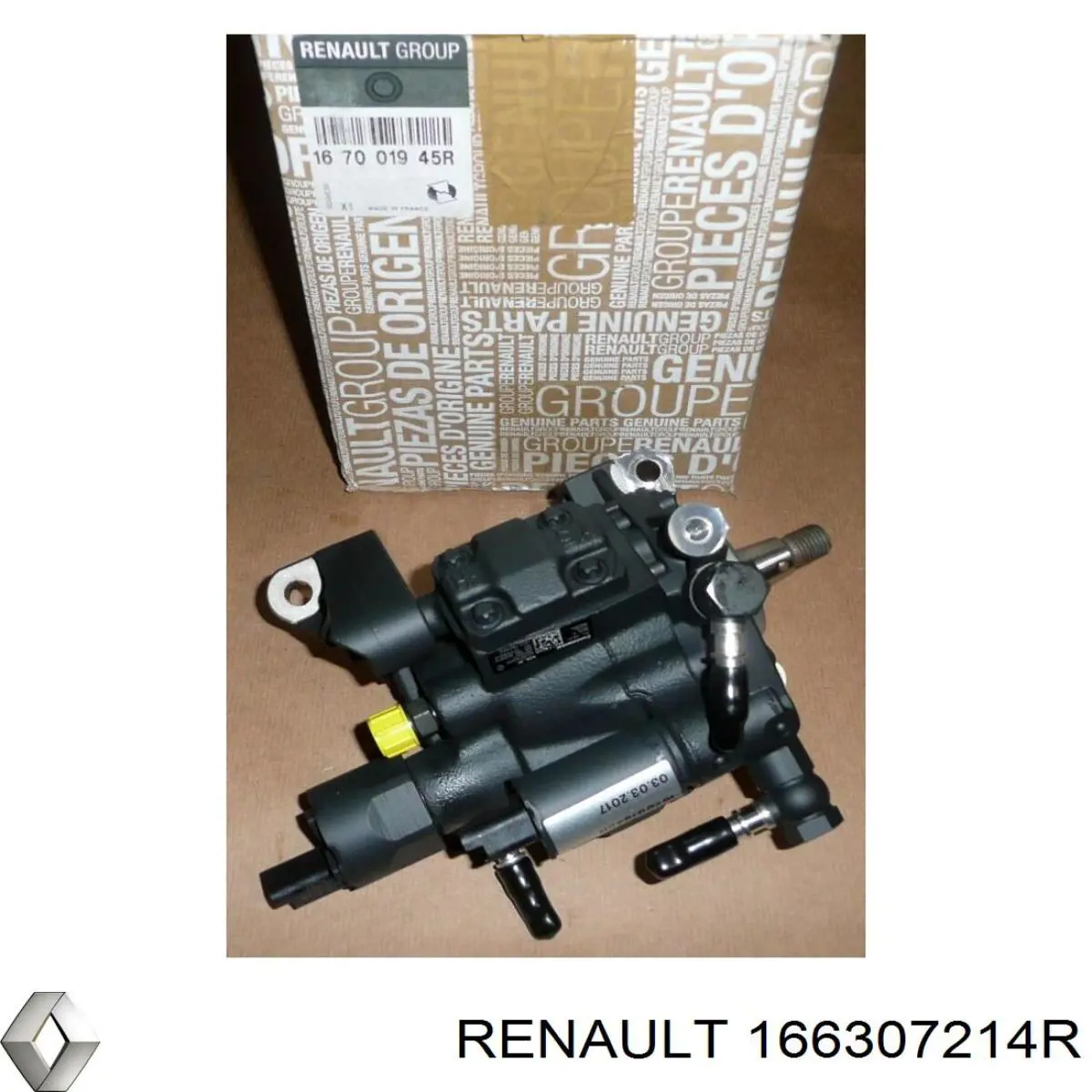Насос топливный высокого давления (ТНВД) Renault (RVI) 166307214R цена, от 253.38 USD