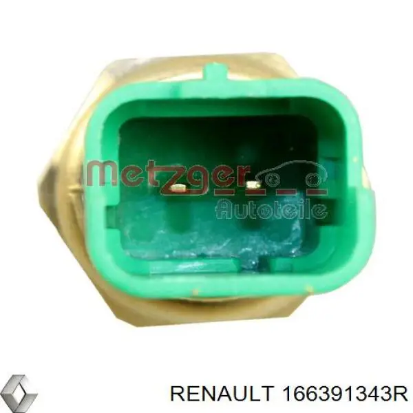 Датчик указателя температуры охлаждающей жидкости Renault (RVI) 166391343R цена, от 10.71 USD