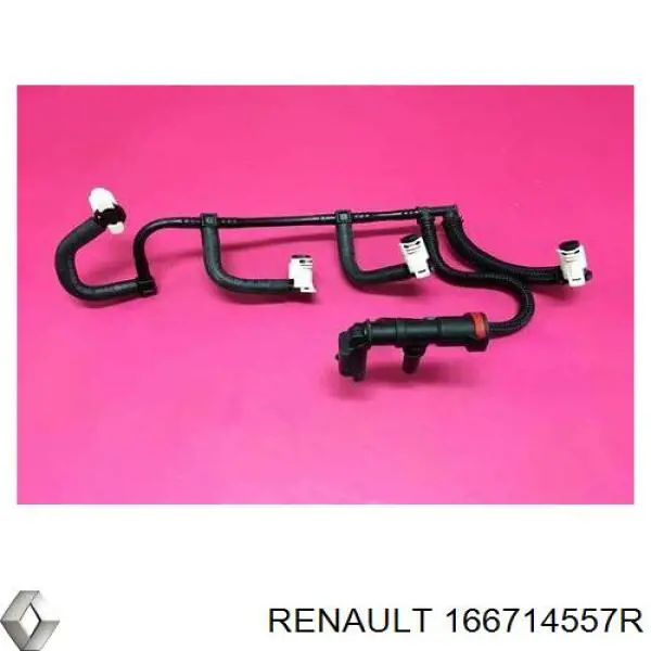166714557R Renault (RVI) трубка топливная, обратная от форсунок
