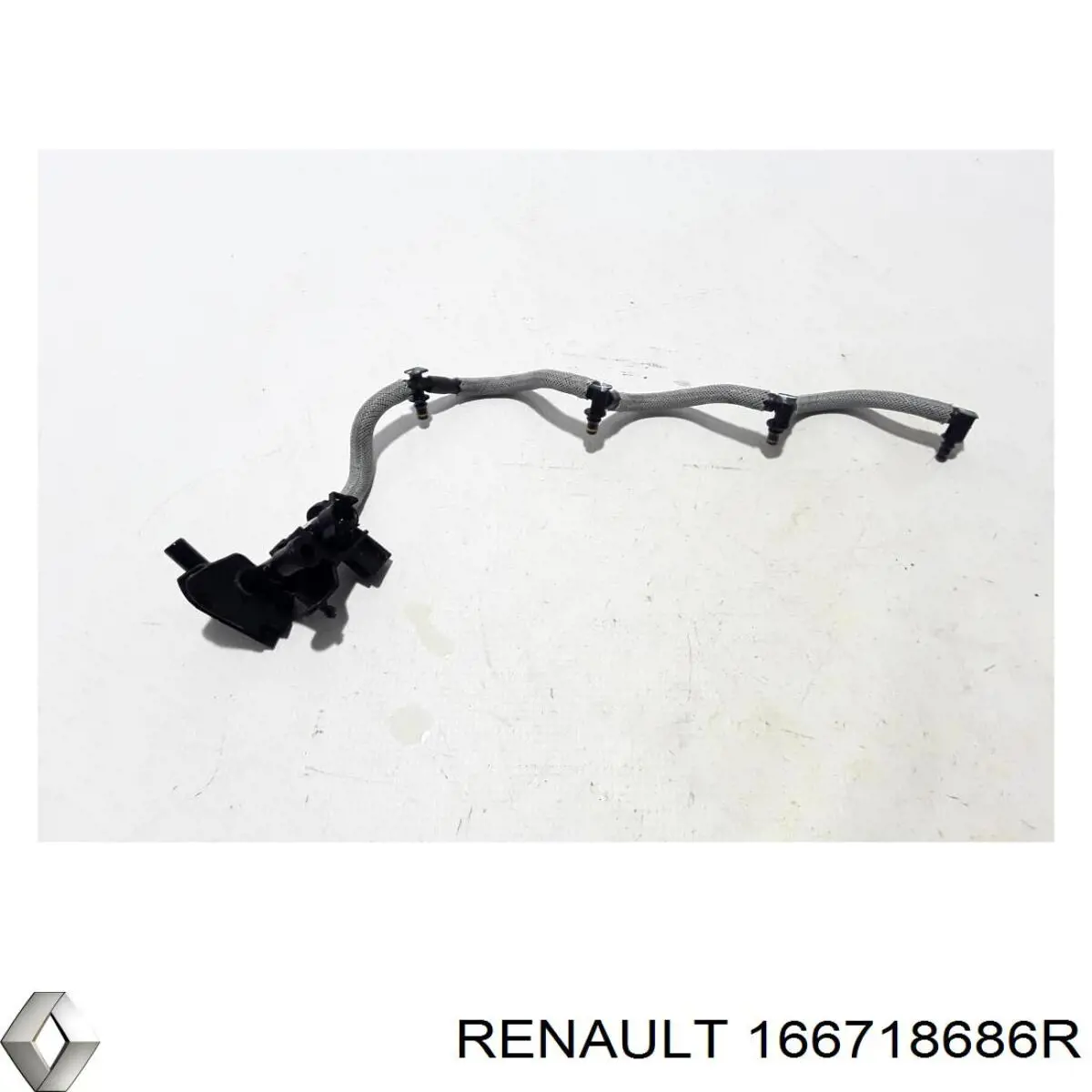 Трубка топливная, обратная от форсунок Renault (RVI) 166718686R цена, от 60.46 USD