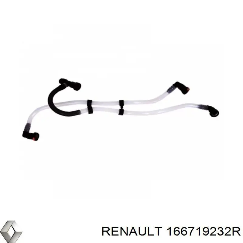 Обратная топливная трубка от форсунок Renault (RVI) 166719232R