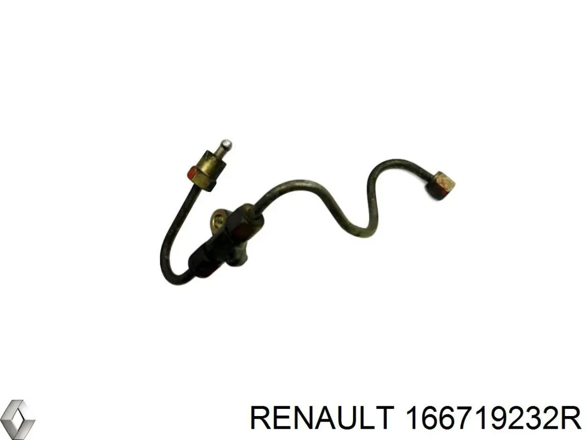 Трубка топливная, обратная от форсунок Renault (RVI) 166719232R цена, от 76.01 USD