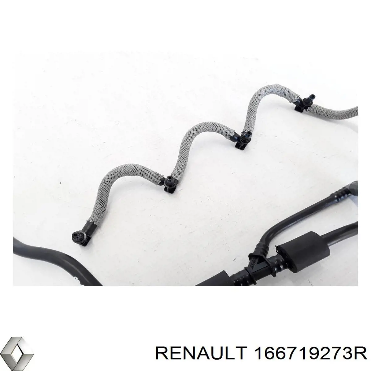 Трубка топливная, обратная от форсунок Renault (RVI) 166719273R