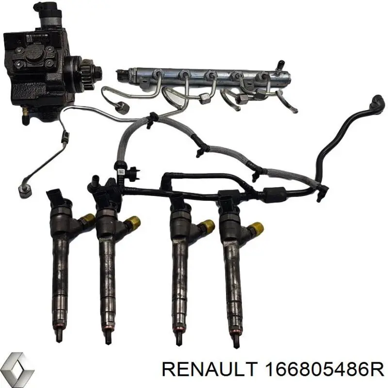 Трубка топливная форсунки 2-го цилиндра Renault (RVI) 166805486R
